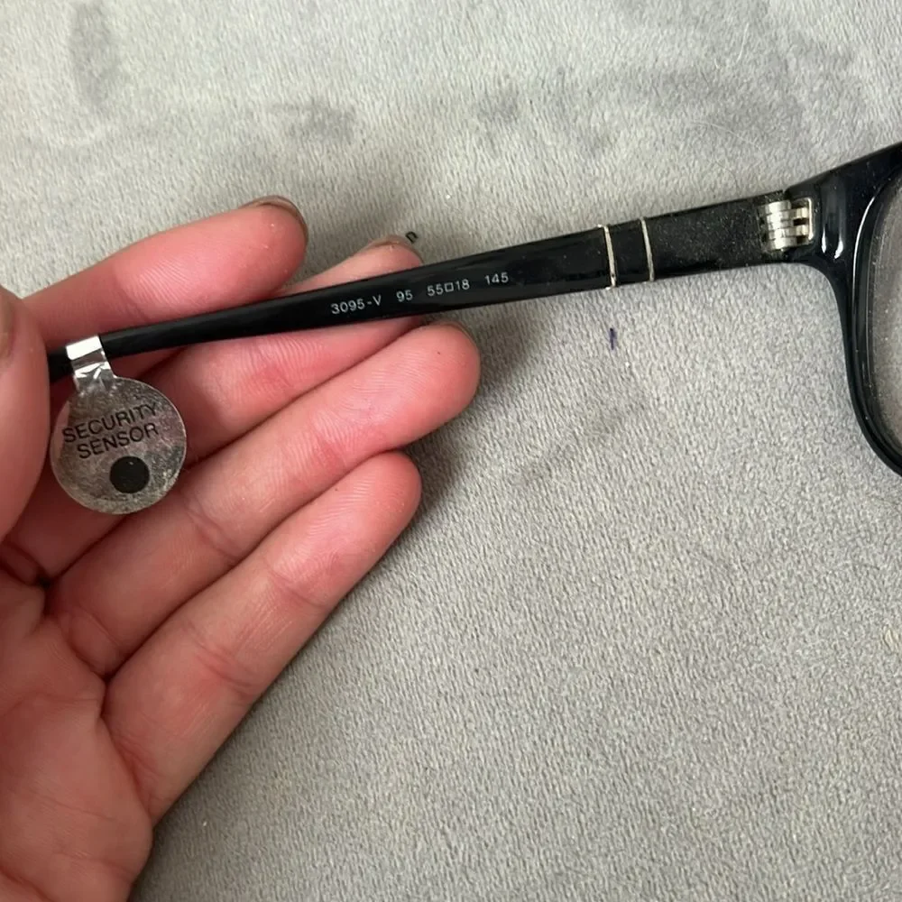 Persol Frames - BRAND NEW - Never Worn - Never Filled - Black Rimmed Glasses